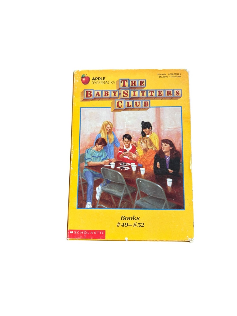 The Baby-Sitters Club Yellow Cover Box Set Books 49–52 Vintage Paperback Lot